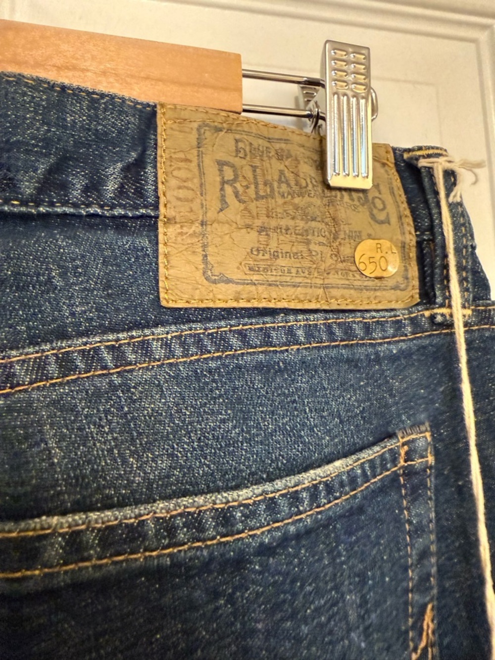 NWT Ralph Lauren Straight Leg Fit Thompson 650 Jeans - Picture 5 of 5